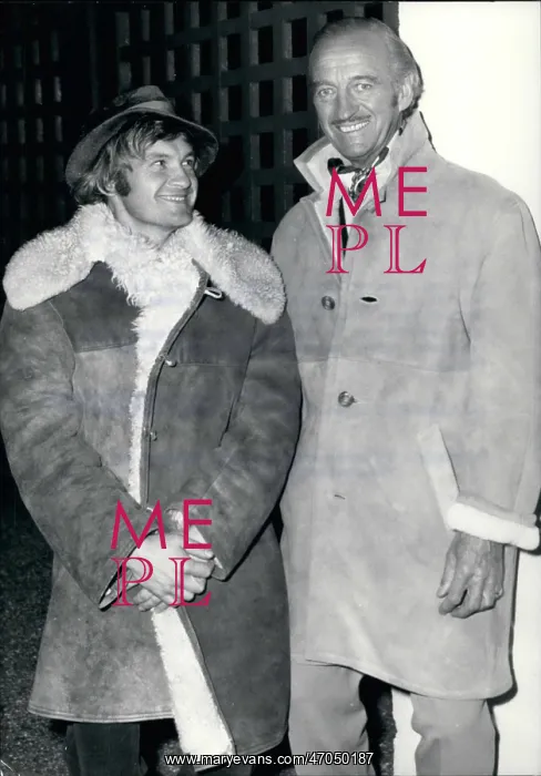 : Jerzy Skolimowski and David Niven, actors : Jerzy Skolimowski and David Niven, actors