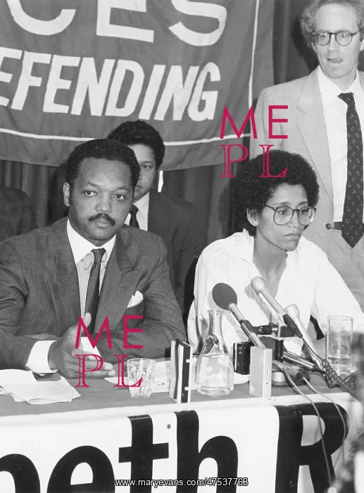 : Jesse Jackson with Linda Bellos : Jesse Jackson with Linda Bellos