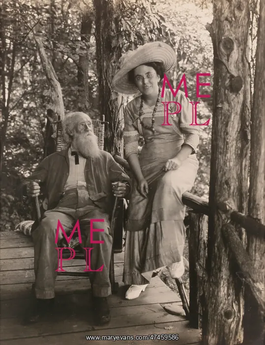 : Jessie T. Beals with John Burroughs : Jessie T. Beals with John Burroughs