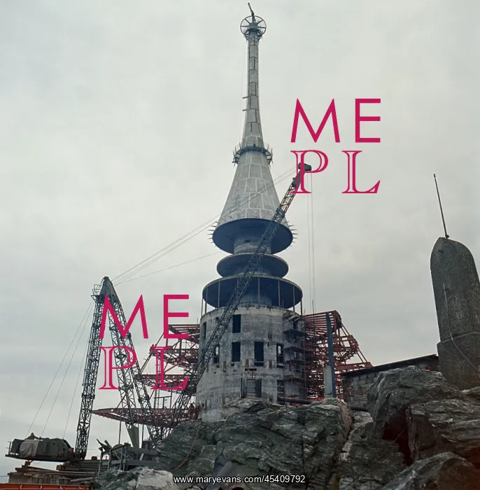 : Jested - TV tower - construction : Jested - TV tower - construction