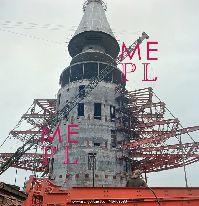 : Jested - TV tower - construction : Jested - TV tower - construction