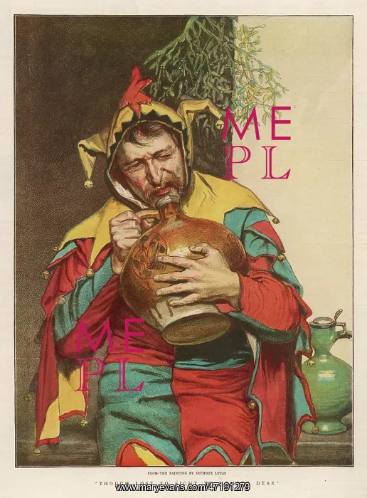 : JESTER DRINKING : JESTER DRINKING