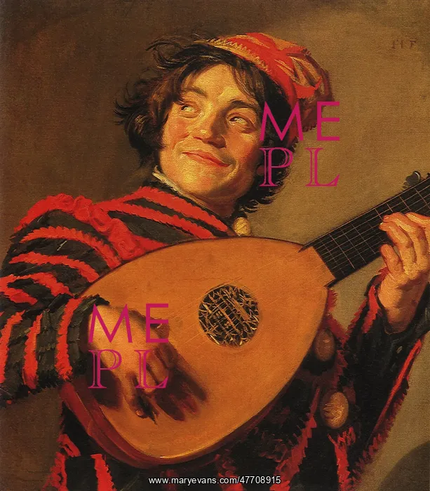  : Jester with a Lute, by Frans Hals