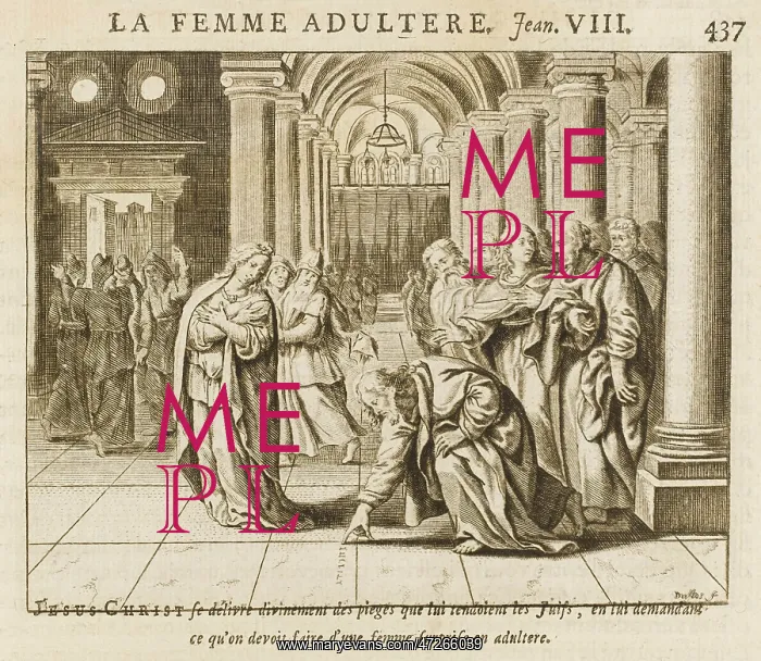 : JESUS AND ADULTEROUS W : JESUS AND ADULTEROUS W