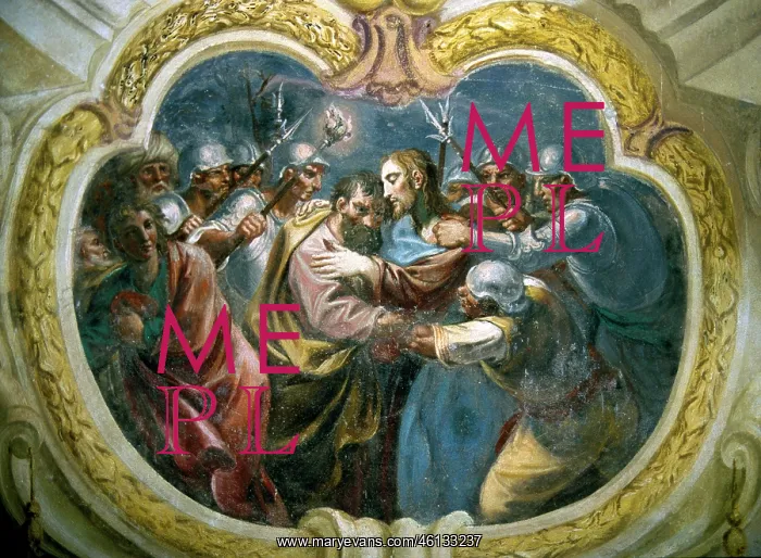 : Jesus is arrested in the garden Getsehmane : Jesus is arrested in the garden Getsehmane