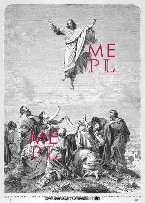 : JESUS ASCENDS TO HEAVEN : JESUS ASCENDS TO HEAVEN