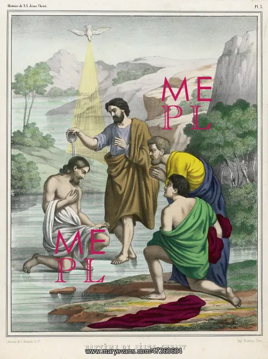 : Jesus Baptised by John : Jesus Baptised by John