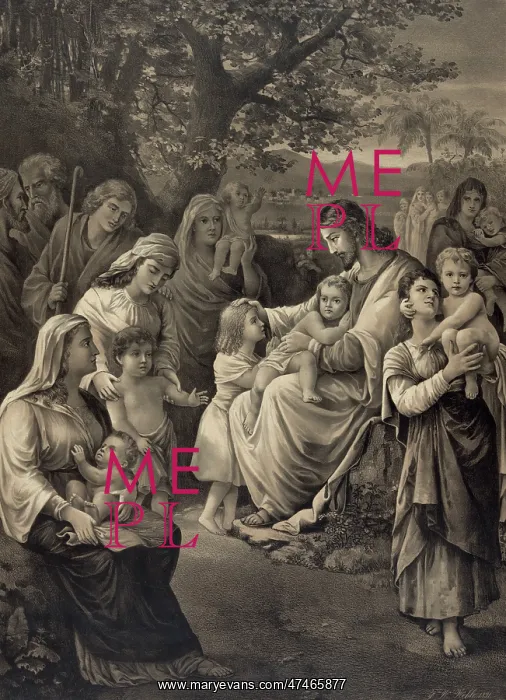 : Jesus blessing the children : Jesus blessing the children