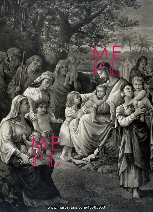 : Jesus blessing the children : Jesus blessing the children