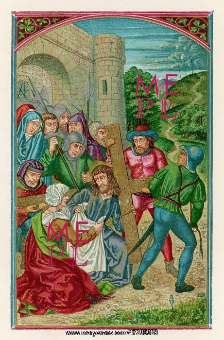 : JESUS CARRIES HIS CROSS : JESUS CARRIES HIS CROSS