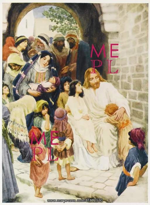 : JESUS AND CHILDREN : JESUS AND CHILDREN