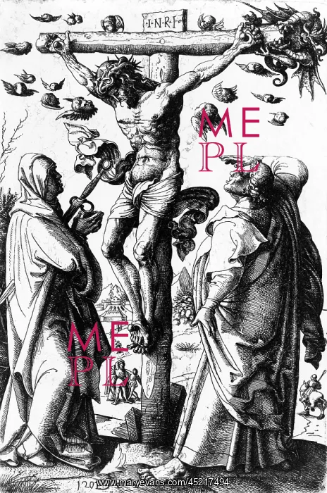 : Jesus Christ, Christ on the Cross, etching ? : Jesus Christ, Christ on the Cross, etching ?