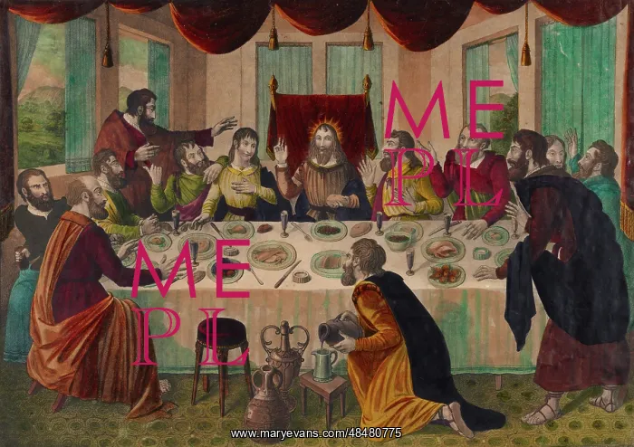 : Jesus Christ presiding over the Last Supper : Jesus Christ presiding over the Last Supper