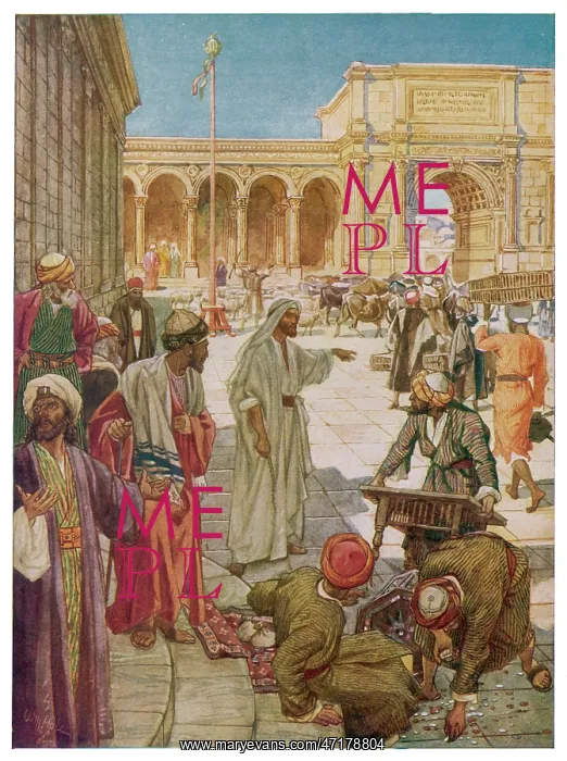 : JESUS CLEARS TEMPLE : JESUS CLEARS TEMPLE