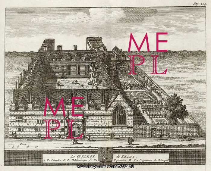 : JESUS COLLEGE 1675 : JESUS COLLEGE 1675