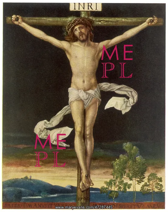 : JESUS ON CROSS (DURER) : JESUS ON CROSS (DURER)