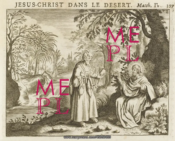 : JESUS IN THE DESERT : JESUS IN THE DESERT