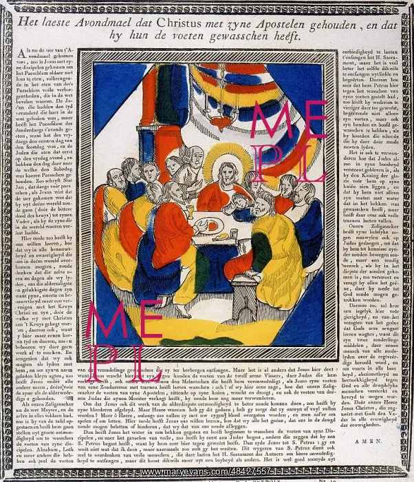 : Jesus and his Disciples at the Last Supper. 19th : Jesus and his Disciples at the Last Supper. 19th