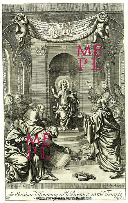 : Jesus disputing with the Doctors in the Temple : Jesus disputing with the Doctors in the Temple