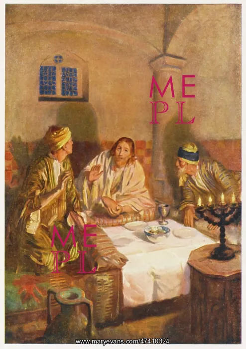 : JESUS AT EMMAUS : JESUS AT EMMAUS