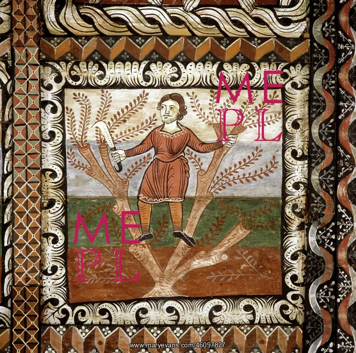 : Jesus entry into Jerusalem, palm branches are cut off for h : Jesus entry into Jerusalem, palm branches are cut off for h
