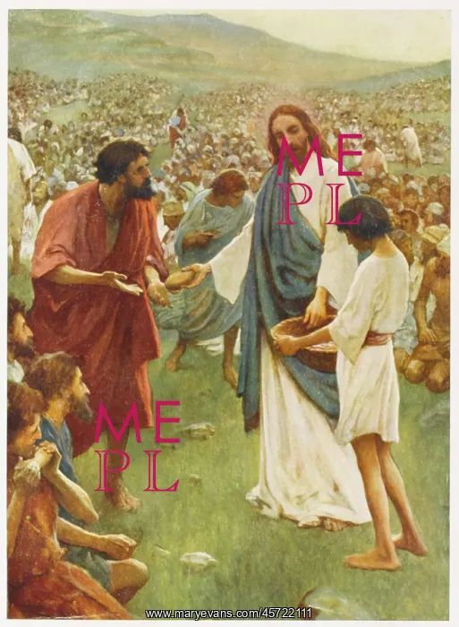 : Jesus Feeds the five thousand : Jesus Feeds the five thousand