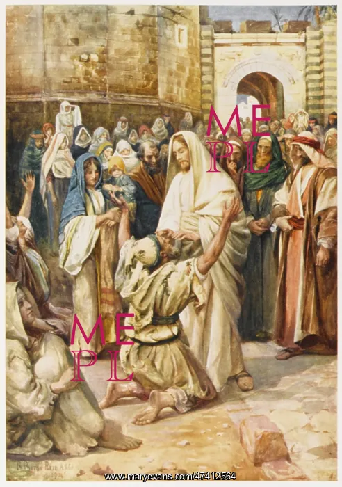 : Jesus heals Bartimaeus : Jesus heals Bartimaeus