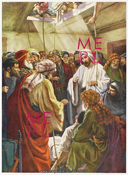 : Jesus Heals a Paralytic : Jesus Heals a Paralytic