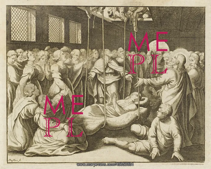 : JESUS HEALS A PARALYTIC : JESUS HEALS A PARALYTIC