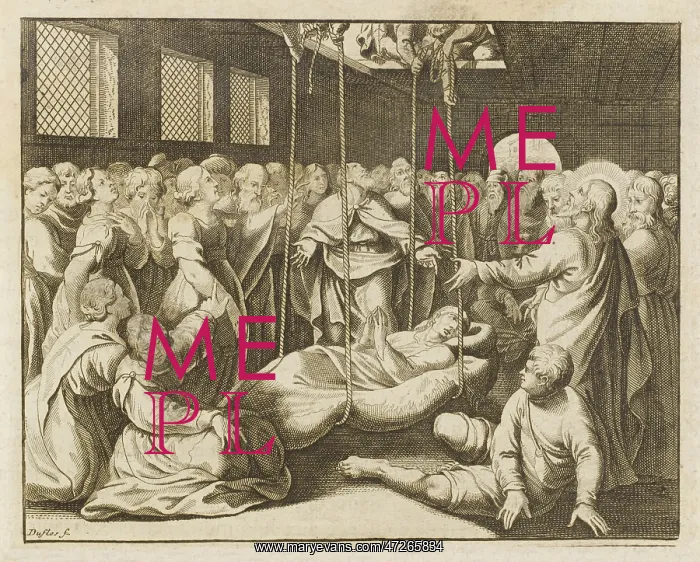 : JESUS HEALS A PARALYTIC : JESUS HEALS A PARALYTIC