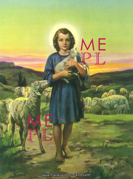  : Jesus Holding Lamb