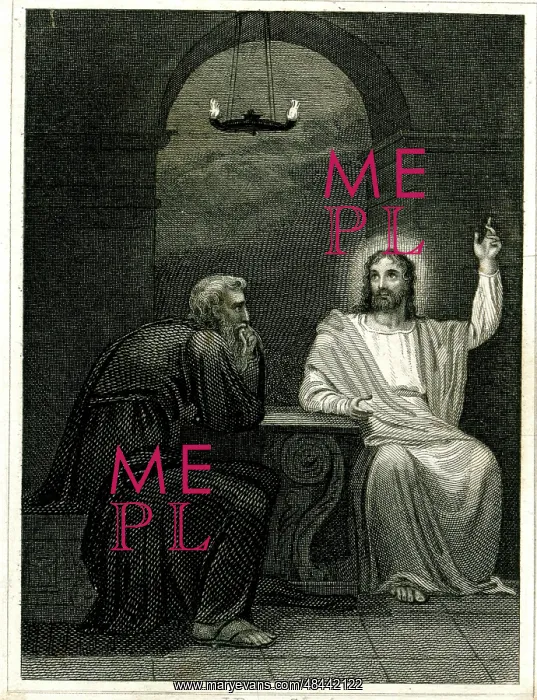  : Jesus instructing Nicodemus