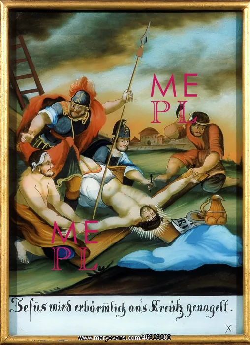  : Jesus is nailed to the cross
