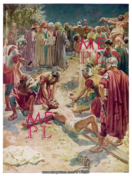  : JESUS NAILED TO CROSS