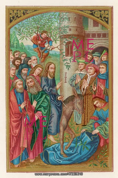 : JESUS ON PALM SUNDAY : JESUS ON PALM SUNDAY