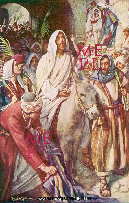 : JESUS ON PALM SUNDAY : JESUS ON PALM SUNDAY