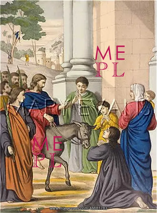 : JESUS ON PALM SUNDAY : JESUS ON PALM SUNDAY