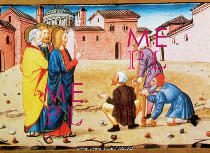 : Jesus performing miracles to the disbelief of the Jews. Code : Jesus performing miracles to the disbelief of the Jews. Code