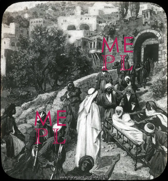 : Jesus and the raising of the widow of Nain's Son : Jesus and the raising of the widow of Nain's Son