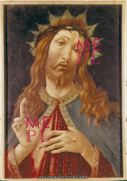 : Jesus the Redeemer, by Botticelli : Jesus the Redeemer, by Botticelli
