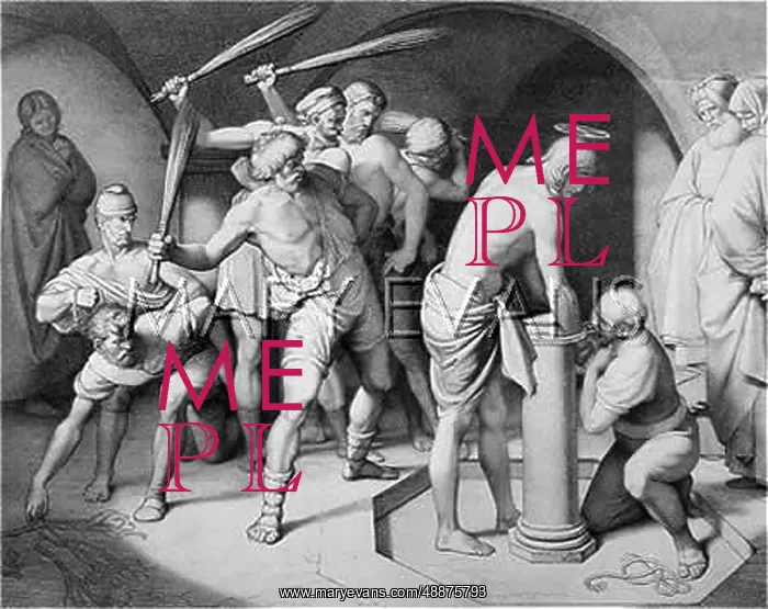 : JESUS IS SCOURGED : JESUS IS SCOURGED
