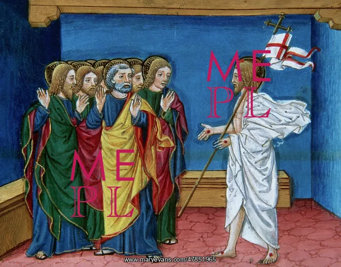 : Jesus showing to the disciples his hands and his side : Jesus showing to the disciples his hands and his side