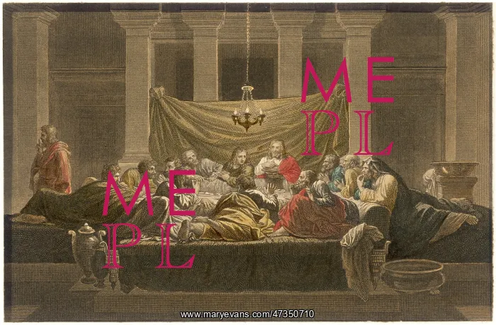  : JESUS LAST SUPPER 18C