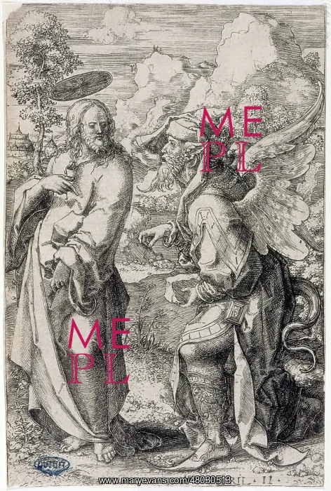 : Jesus tempted by the Devil : Jesus tempted by the Devil