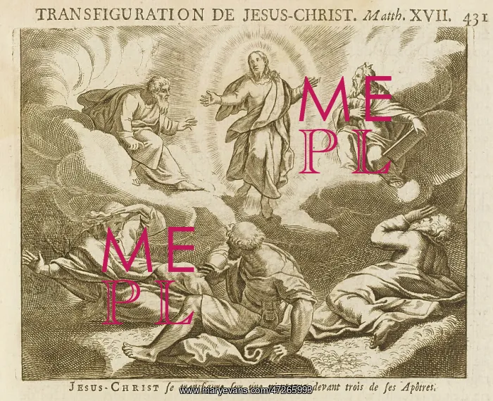 : JESUS IS TRANSFIGURED : JESUS IS TRANSFIGURED