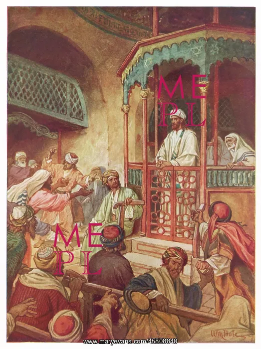 : JESUS UPSETS SYNAGOGUE