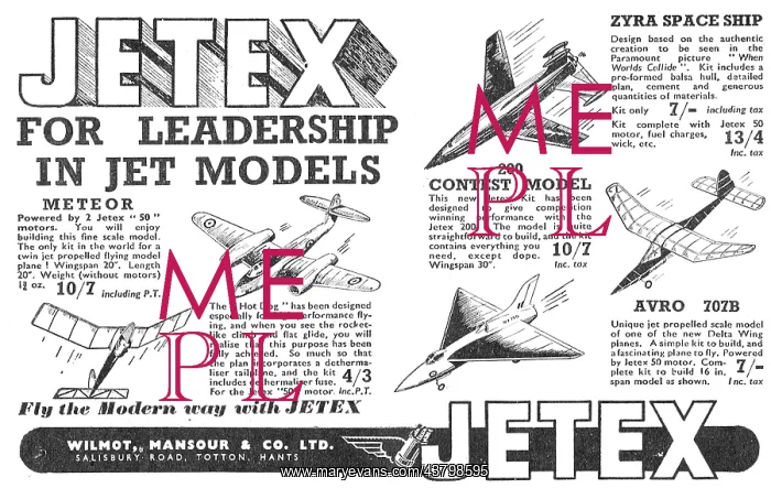 : Jetex Model Aircraft Engines : Jetex Model Aircraft Engines