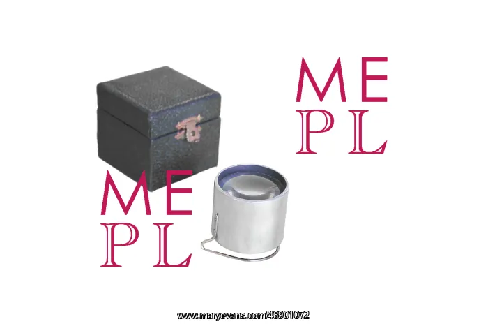 : Jewellers Glass with box : Jewellers Glass with box
