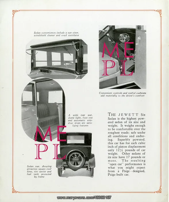 : The Jewett Six automobile : The Jewett Six automobile