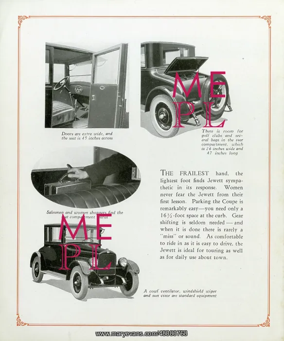 : The Jewett Six automobile : The Jewett Six automobile